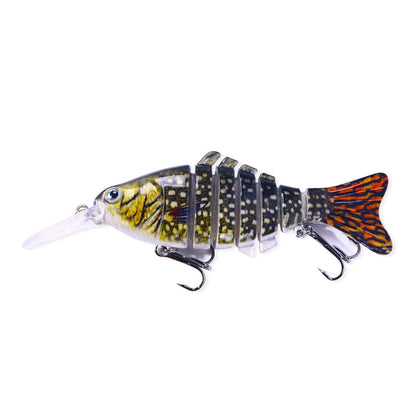 HENGJIA JM065 12cm Luya Fishing Gear Bait Multi-Section Fish Sinking Lure, JM065 (6), JM065 (7), JM065 (8), JM065 (9), JM065 (10), JM065 (1), JM065 (2), JM065 (3), JM065 (4), JM065 (5)