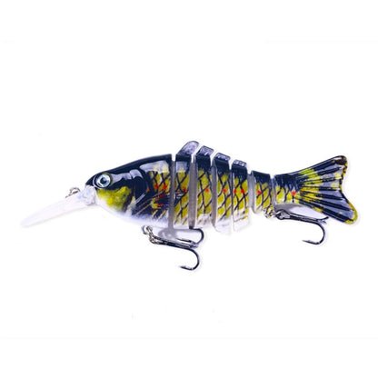 HENGJIA JM065 12cm Luya Fishing Gear Bait Multi-Section Fish Sinking Lure, JM065 (6), JM065 (7), JM065 (8), JM065 (9), JM065 (10), JM065 (1), JM065 (2), JM065 (3), JM065 (4), JM065 (5)
