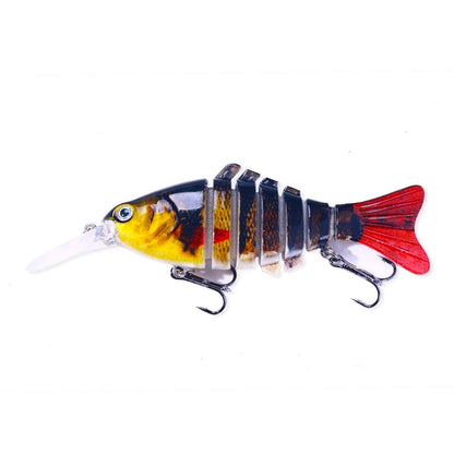 HENGJIA JM065 12cm Luya Fishing Gear Bait Multi-Section Fish Sinking Lure, JM065 (3), JM065 (4), JM065 (5), JM065 (6), JM065 (7), JM065 (8), JM065 (9), JM065 (10), JM065 (1), JM065 (2)