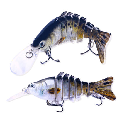 HENGJIA JM065 12cm Luya Fishing Gear Bait Multi-Section Fish Sinking Lure, JM065 (6), JM065 (7), JM065 (8), JM065 (9), JM065 (10), JM065 (1), JM065 (2), JM065 (3), JM065 (4), JM065 (5)