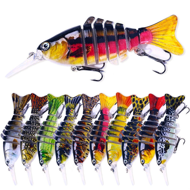 HENGJIA JM065 12cm Luya Fishing Gear Bait Multi-Section Fish Sinking Lure, JM065 (3), JM065 (4), JM065 (5), JM065 (6), JM065 (7), JM065 (8), JM065 (9), JM065 (10), JM065 (1), JM065 (2)