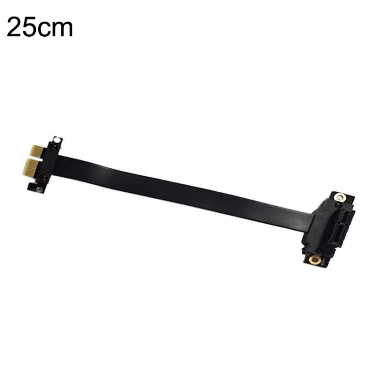 PCI-E 3.0 1X 180-degree Graphics Card Wireless Network Card Adapter Block Extension Cable, Length:, 10cm, 15cm, 20cm, 25cm, 30cm, 40cm, 50cm