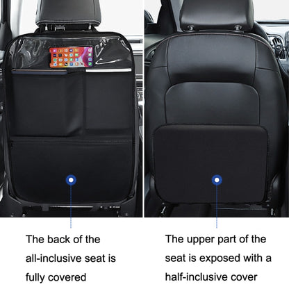 Car Seat Back Children Anti-kick Pad Back Rear Anti-dirty Universal Leather Protection Pad Storage Bag, All Inclusive Version (Black), All Inclusive Version (Brown), All Inclusive Version (Beige), All Inclusive Version (Wine Red)