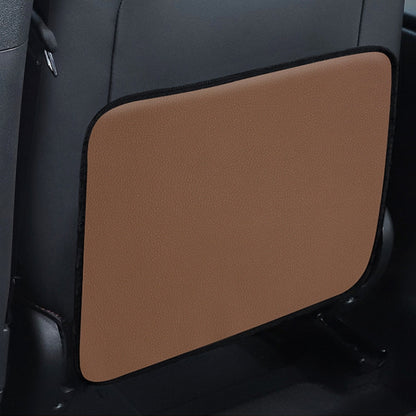 Car Seat Back Children Anti-kick Pad Back Rear Anti-dirty Universal Leather Protection Pad Storage Bag, All Inclusive Version (Black), All Inclusive Version (Brown), All Inclusive Version (Beige), All Inclusive Version (Wine Red)