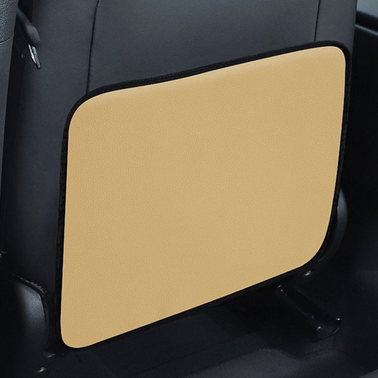 Car Seat Back Children Anti-kick Pad Back Rear Anti-dirty Universal Leather Protection Pad Storage Bag, All Inclusive Version (Black), All Inclusive Version (Brown), All Inclusive Version (Beige), All Inclusive Version (Wine Red)