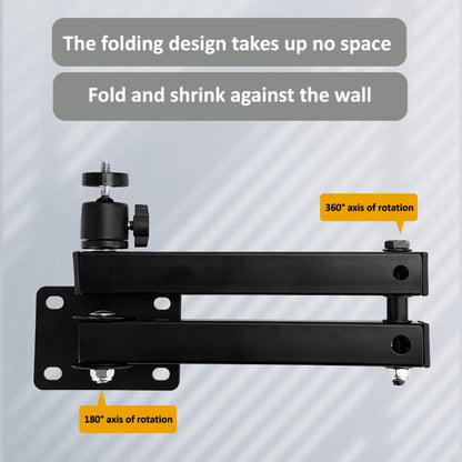 Wall-mounted Projector Bracket Foldable Telescopic Arm Wall Stand, Projector Bracket