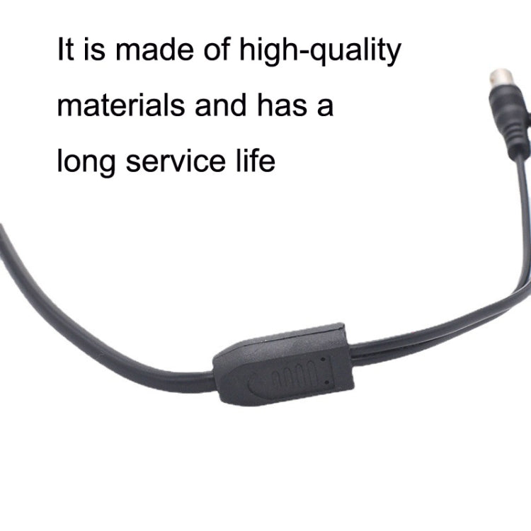 SZ015 BNC Male To 2xFemal Communication Cables VCR Coaxial Video Cable, Cable Length:0.42m, BNC Male To 2xFemal 0.42m