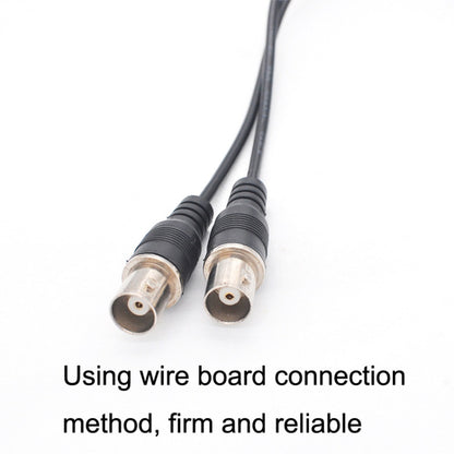 SZ015 BNC Male To 2xFemal Communication Cables VCR Coaxial Video Cable, Cable Length:0.42m, BNC Male To 2xFemal 0.42m