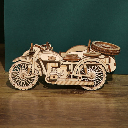LG834 Tricycle Boat 3D Wooden Puzzle Educational Toys DIY Handmade Ornaments, LG834 Tricycle Boat