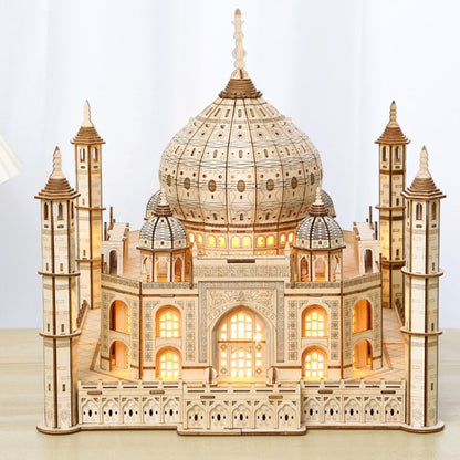 LG904 Castle 3D Wooden Puzzle Children Educational Toys DIY Handmade Ornaments, LG904 Castle