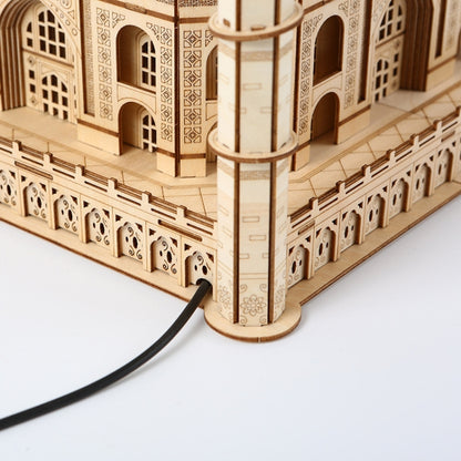LG904 Castle 3D Wooden Puzzle Children Educational Toys DIY Handmade Ornaments, LG904 Castle
