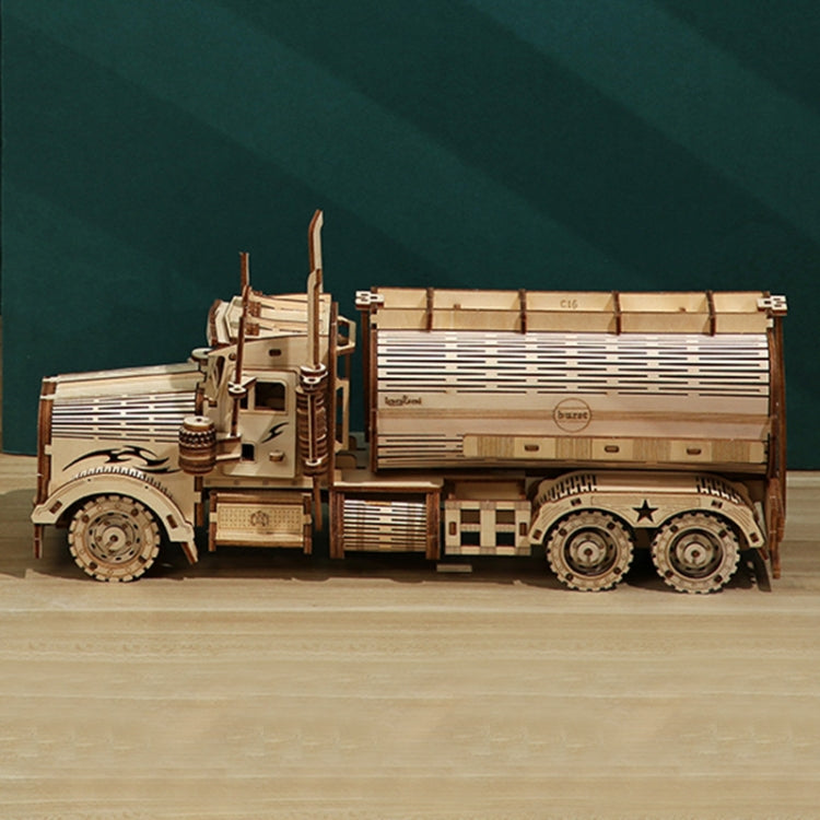 Fuel Tanker Money Storage Jar 3D Wooden Puzzle Children Educational Toys DIY Handmade Ornaments, Fuel Tanker Large, Fuel Tanker Small