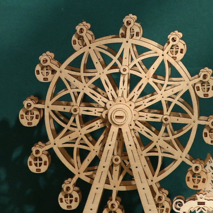 LG816 Ferris Wheel 3D Wooden Puzzle Children Educational Toys DIY Handmade Ornaments, Ferris Wheel 2