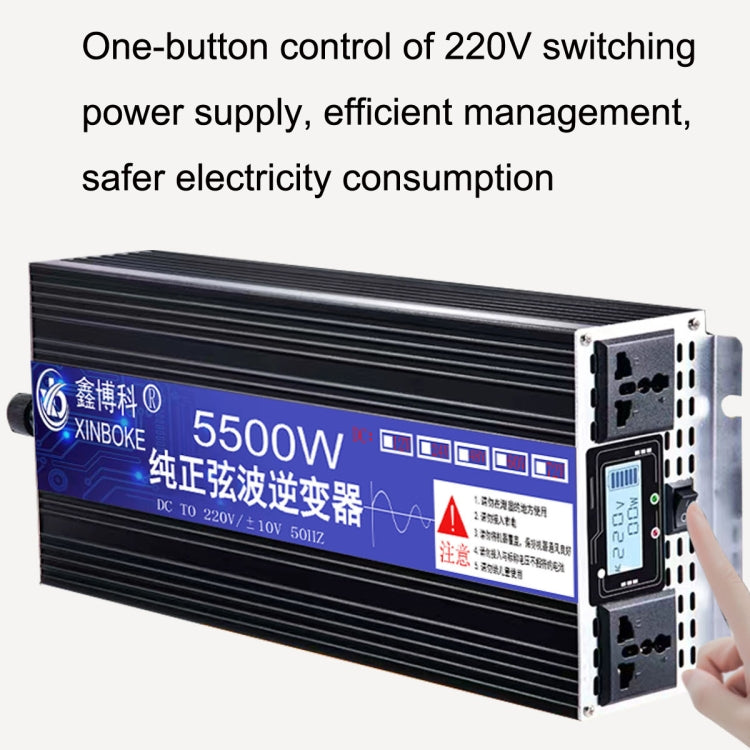 XINBOKE High Power Household Car Sine Wave Inverter, 12V 1600W To 220V 800W(Single Display), 24V 1600W To 220V 800W(Single Display), 48V 1600W To 220V 800W(Single Display), 60V 1600W To 220V 800W(Single Display), 72V 1600W To 220V 800W(Single Display)...