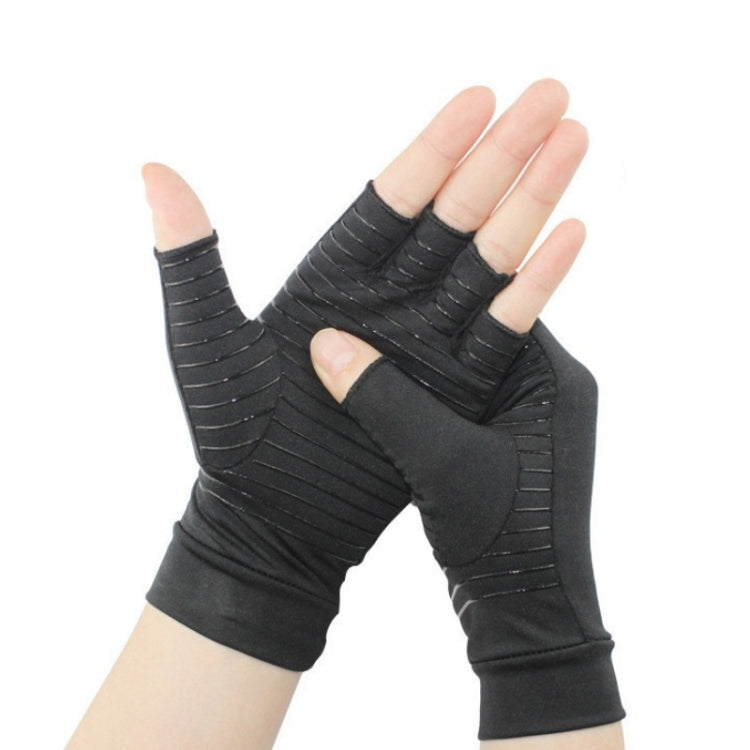 Outdoor Cycling Half Finger Gloves Inflammatory Joint Rehabilitation Silicone Gloves, S, M, L, XL