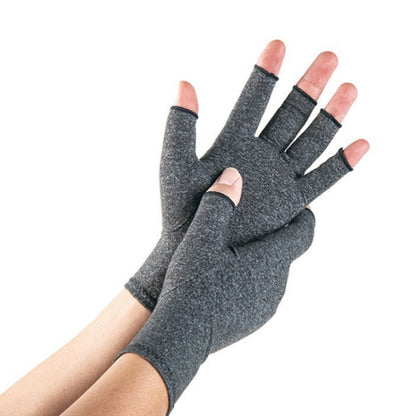Outdoor Half Finger Joint Care Compression Cycling Gloves, S, M, XL