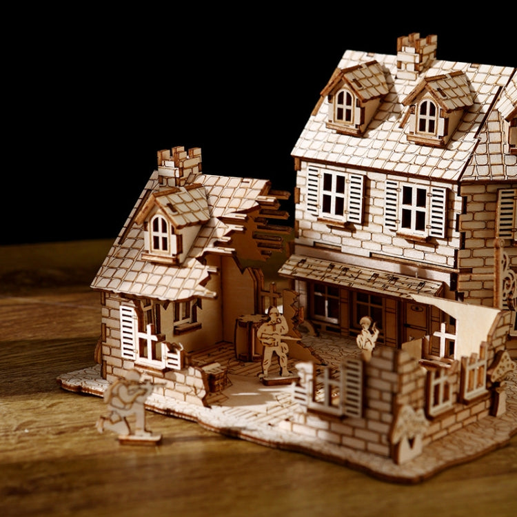 Guarding The House 3D Wooden Puzzle Toys DIY Handmade Ornaments, Guarding The House