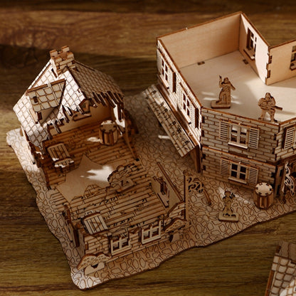 Guarding The House 3D Wooden Puzzle Toys DIY Handmade Ornaments, Guarding The House