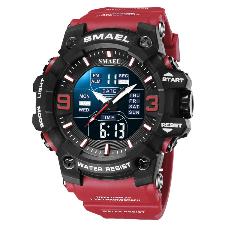 SMAEL 8049 Waterproof Sports Watch Men Multi-function Night Light Electronic Watch