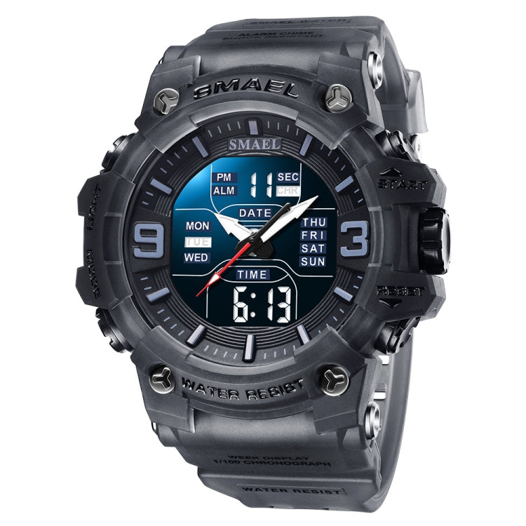 SMAEL 8049 Waterproof Sports Watch Men Multi-function Night Light Electronic Watch