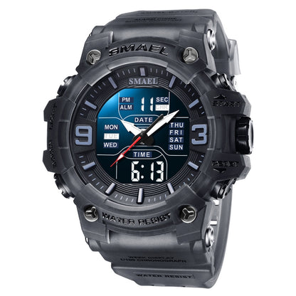 SMAEL 8049 Waterproof Sports Watch Men Multi-function Night Light Electronic Watch