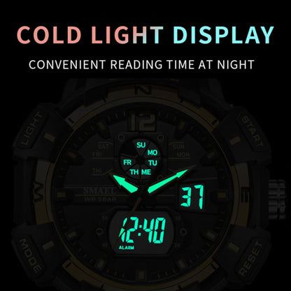 SMAEL 8045 Outdoor Waterproof Time Sports Luminous Dual Display Watch
