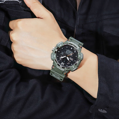 SMAEL 8045 Outdoor Waterproof Time Sports Luminous Dual Display Watch