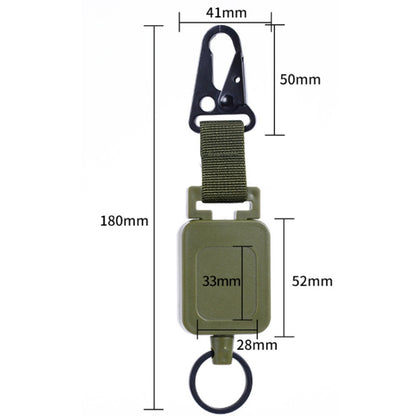 Outdoor Fishing Telescopic Steel Wire High-strength Easy-pull Olecranon Buckle, 6771