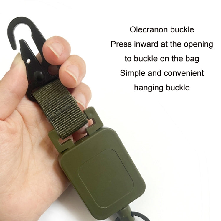 Outdoor Fishing Telescopic Steel Wire High-strength Easy-pull Olecranon Buckle, 6771