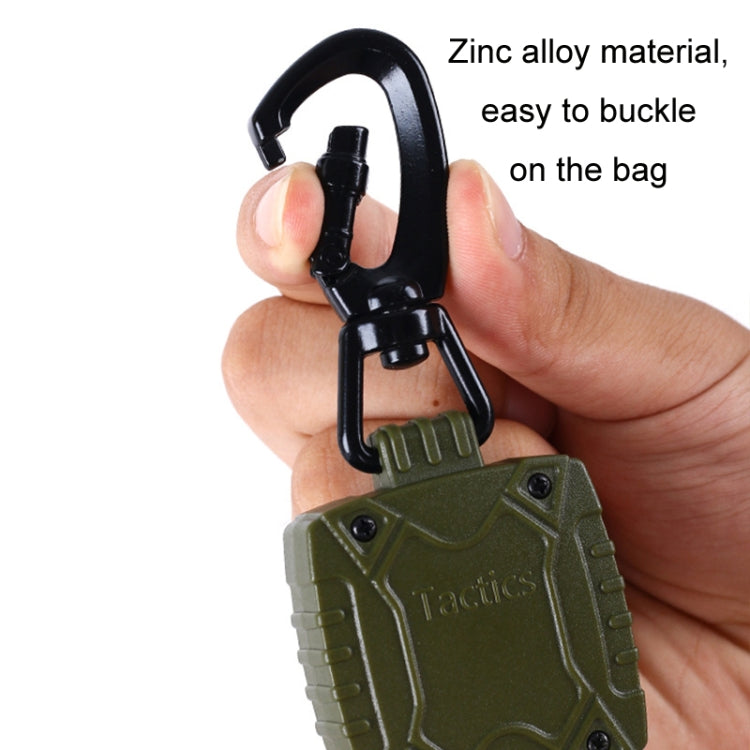 Outdoor Fishing Zinc Alloy Retractable Metal Hanging Buckle, 6862