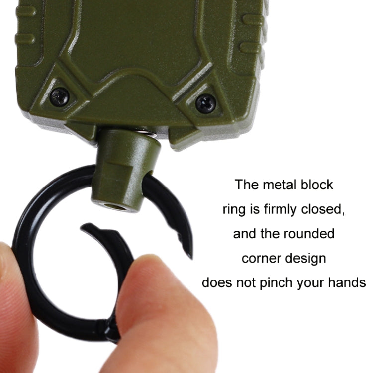 Outdoor Fishing Zinc Alloy Retractable Metal Hanging Buckle, 6862