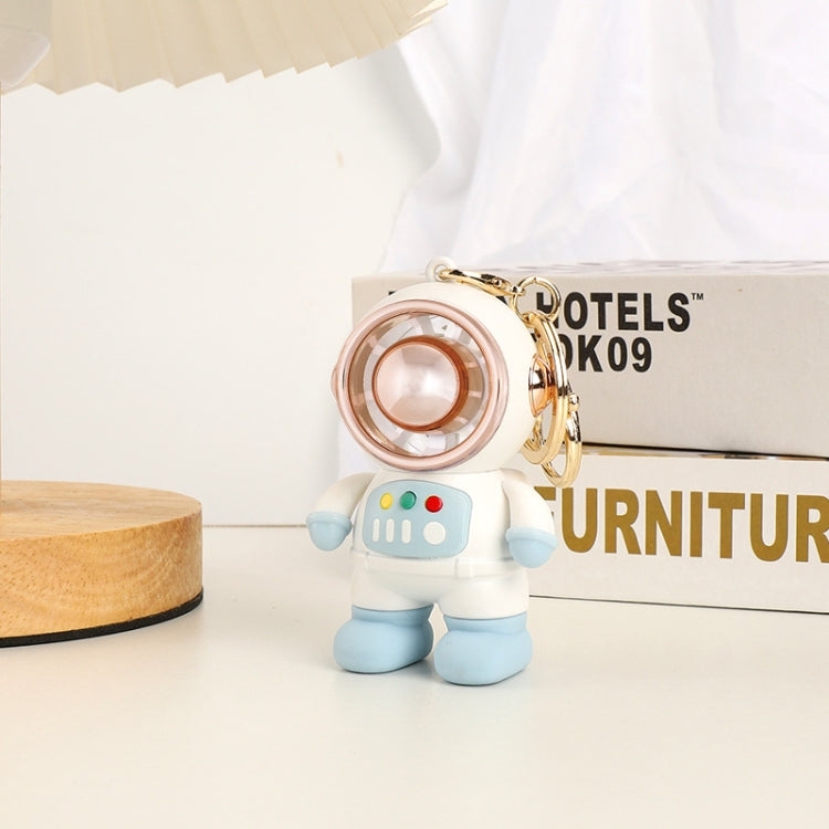 6092 Cartoon Astronaut Fan With Lanyard Portable Mini USB Charging Fan, 6092 Pink, 6092 Dark Gray, 6092 Light Blue