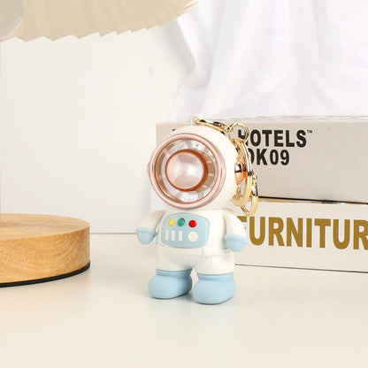 6092 Cartoon Astronaut Fan With Lanyard Portable Mini USB Charging Fan, 6092 Pink, 6092 Dark Gray, 6092 Light Blue