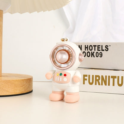 6092 Cartoon Astronaut Fan With Lanyard Portable Mini USB Charging Fan, 6092 Pink, 6092 Dark Gray, 6092 Light Blue