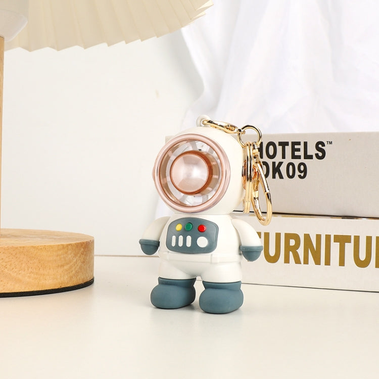 6092 Cartoon Astronaut Fan With Lanyard Portable Mini USB Charging Fan, 6092 Pink, 6092 Dark Gray, 6092 Light Blue