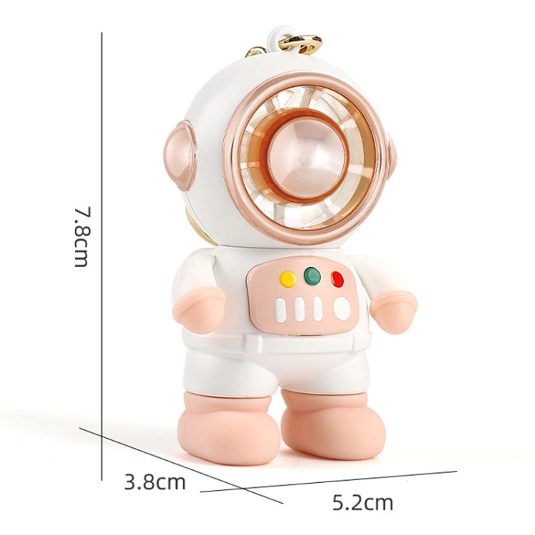 6092 Cartoon Astronaut Fan With Lanyard Portable Mini USB Charging Fan, 6092 Pink, 6092 Dark Gray, 6092 Light Blue