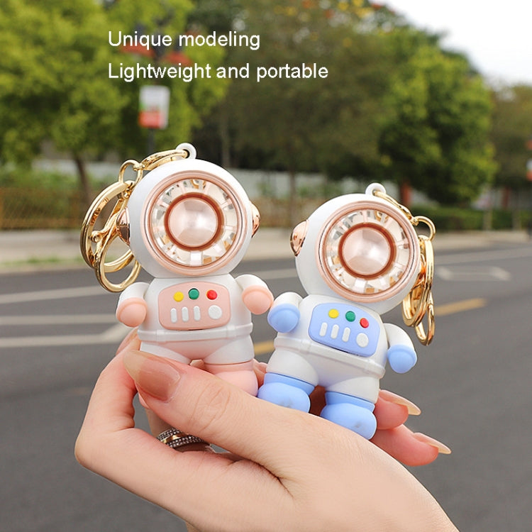 6092 Cartoon Astronaut Fan With Lanyard Portable Mini USB Charging Fan, 6092 Pink, 6092 Dark Gray, 6092 Light Blue