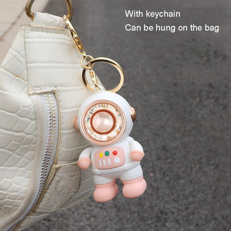 6092 Cartoon Astronaut Fan With Lanyard Portable Mini USB Charging Fan, 6092 Pink, 6092 Dark Gray, 6092 Light Blue