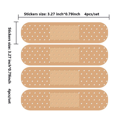5sets Laptop Car Scratch Repair Band-Aid PVC Sticker, Band-Aid Sticker