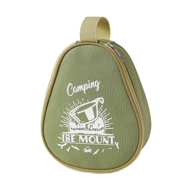 ISE MOUNT Outdoor Camping Syrah Bowl Storage Bag Large Capacity Camping Tote, Bowl Bag(Green), Bowl Bag(Khaki)