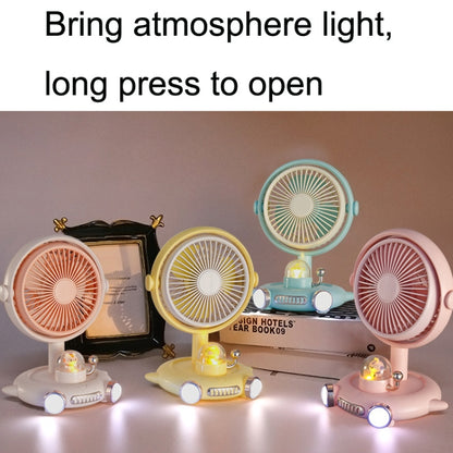 Household Cute Pet Fan USB Desktop Night Light Fan
