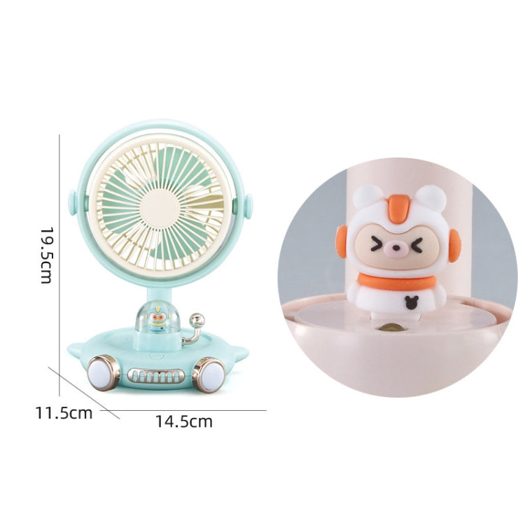 Household Cute Pet Fan USB Desktop Night Light Fan