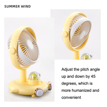 Household Cute Pet Fan USB Desktop Night Light Fan