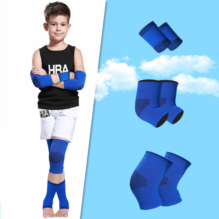 N1033 Child Football Equipment Basketball Sports Protectors, Blue 4 In 1, Black 4 In 1, Pink 4 In 1, Blue 6 In 1, Black 6 In 1, Pink 6 In 1, Blue 8 In 1, Black 8 In 1, Pink 8 In 1, Pink Knee Pads, Black Knee Pads, Blue Knee Pads
