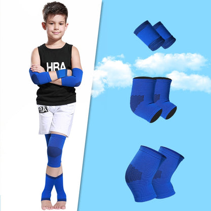 N1033 Child Football Equipment Basketball Sports Protectors, Blue 4 In 1, Black 4 In 1, Pink 4 In 1, Blue 6 In 1, Black 6 In 1, Pink 6 In 1, Blue 8 In 1, Black 8 In 1, Pink 8 In 1, Pink Knee Pads, Black Knee Pads, Blue Knee Pads