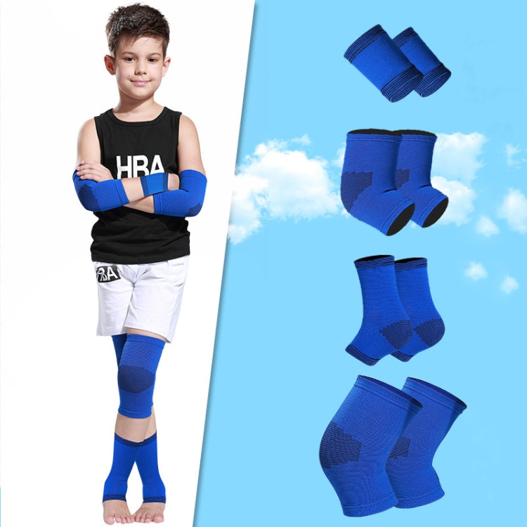 N1033 Child Football Equipment Basketball Sports Protectors, Blue 4 In 1, Black 4 In 1, Pink 4 In 1, Blue 6 In 1, Black 6 In 1, Pink 6 In 1, Blue 8 In 1, Black 8 In 1, Pink 8 In 1, Pink Knee Pads, Black Knee Pads, Blue Knee Pads