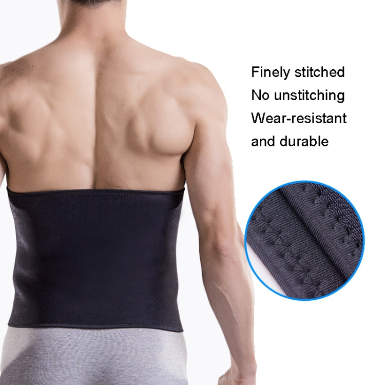 Sports Waist Belt Fitness Girdle Belly Belt Sweatproof Wide Waistband, L 25x95cm (Black), XL 30x95cm (Black)
