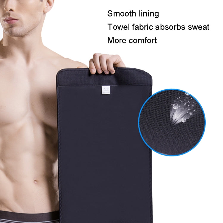 Sports Waist Belt Fitness Girdle Belly Belt Sweatproof Wide Waistband, L 25x95cm (Black), XL 30x95cm (Black)