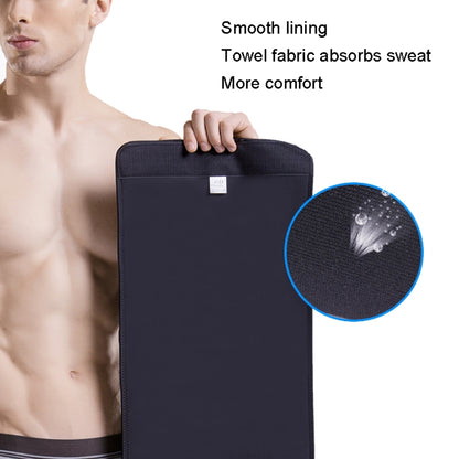 Sports Waist Belt Fitness Girdle Belly Belt Sweatproof Wide Waistband, L 25x95cm (Black), XL 30x95cm (Black)