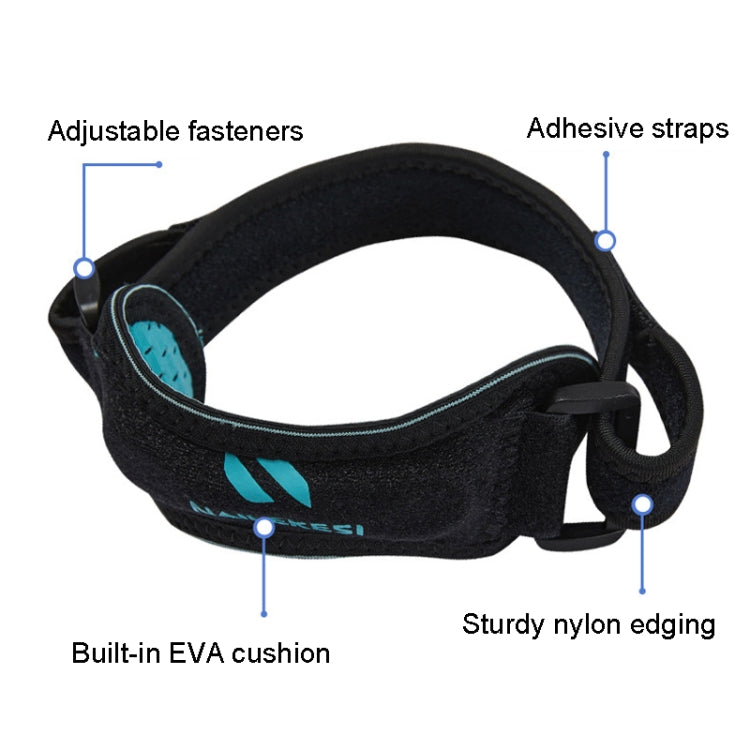 NAILEKESI Sports Knee Brace Running Jump Rope Knee Protector, NLKS-QA2400 Black Orange, NLKS-QA2400 Black Gray, NLKS-QA2400 Black Green, NLKS-QA2400 White Gray, NLKS-QA2400 Pink